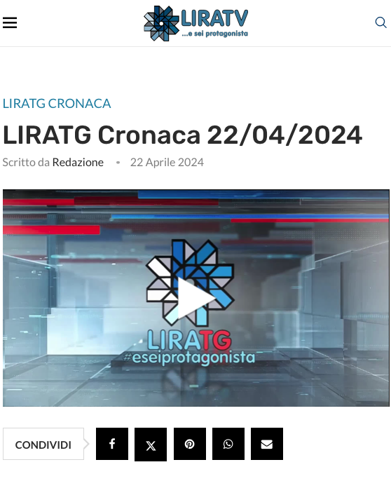 Lira TG Cronaca